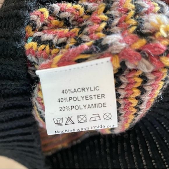 APRICOT Fair Isle Multi Coloured Crew Sweater, Size S - Picture 6 of 6